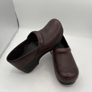 Dansko Professional Brown Clogs Leather Size EU 44 Mens Size 10.5-11